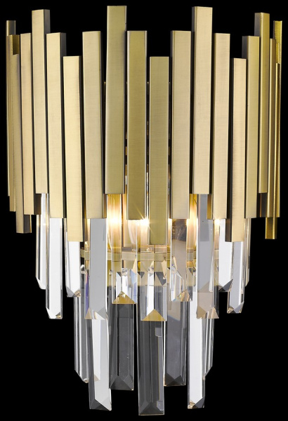 Wertmark WE137.02.501 Бра Бронзовый/Прозрачный E14 2*40W