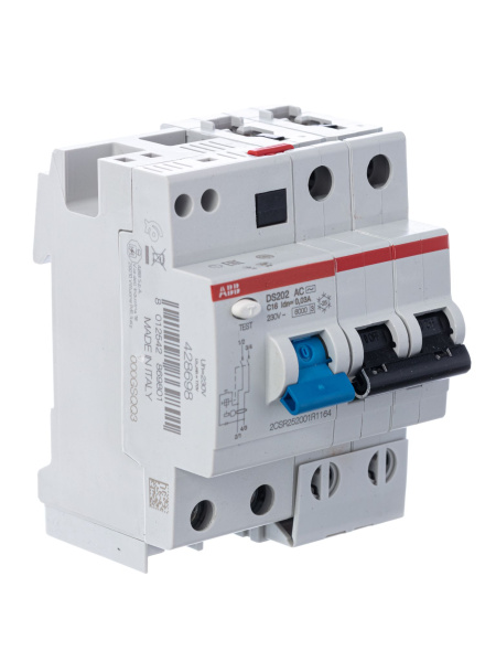 ABB Выключатель автоматический дифференциального тока 4мод. DS202 AC-C16/0,03 2CSR252001R1164 Купить ABB Выключатель автоматический дифференциального тока 4мод. DS202 AC-C16/0,03 2CSR252001R1164