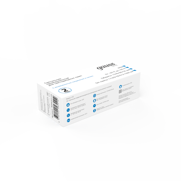 Купить Gauss Влагозащитный Светильник СПП-Т8-G13 LITE 1576*60*55мм IP65 для светодиодных ламп 1х1500мм 1/16 909437115