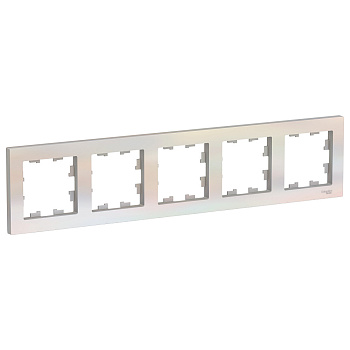 Systeme Electric AtlasDesign Жемчуг Рамка 5-ая, универсальная