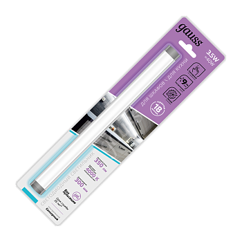 Gauss Светильник сенсорный модель F 3,5W 350lm 4000K 170-260V 300mm TOUCH 9022531235