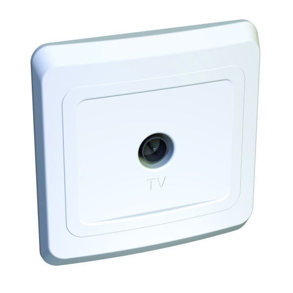 Купить Systeme Electric Этюд Бел Розетка TV 1-ая 0,7dB