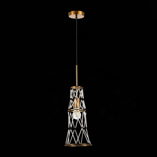 Купить ST Luce SL1016.203.01 Светильник подвесной Золото/Золото, Прозрачный E27 1*60W