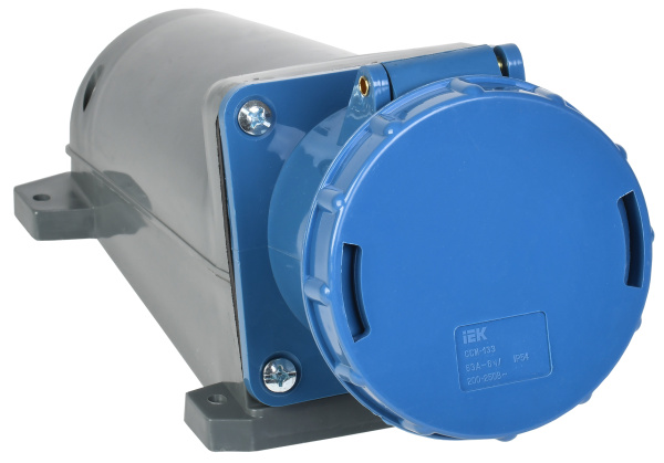 IEK Розетка 133 стационарная 2Р+РЕ 63А 220В IP54