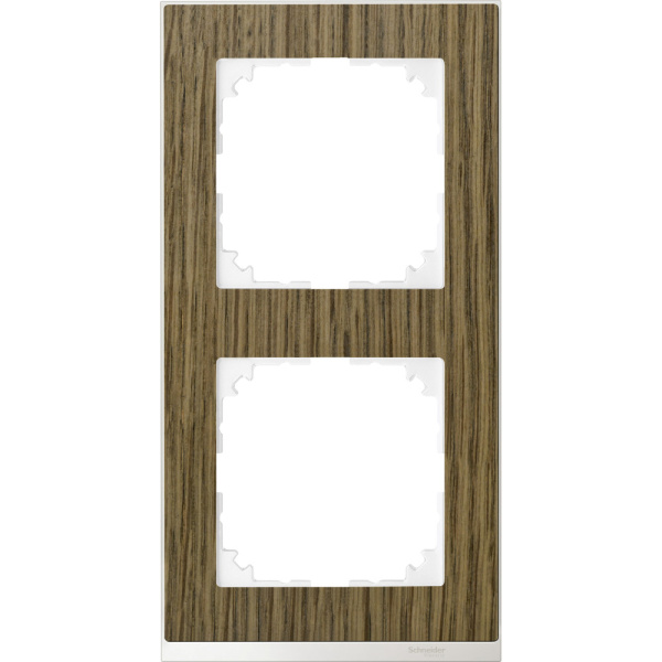 SE Merten SM M-Pure Decor Дуб/Бриллиантовый бел Рамка 2-ая MTN4020-3674