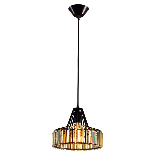 Citilux CL450211 Эдисон Черн+Хрусталь Светильник Подвес