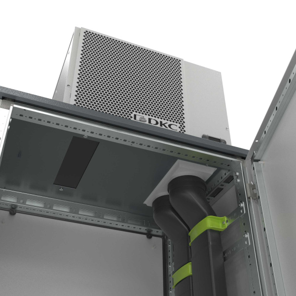 Купить DKC Адаптер воздуховода для потолочного кондиционера 1000-2000 Вт, RAL7035