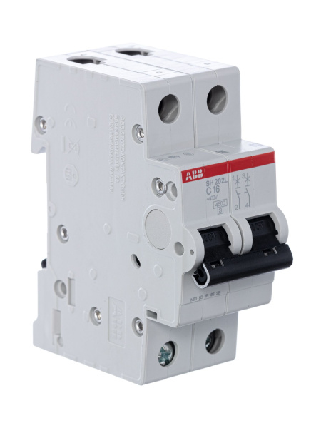 Купить ABB Выключатель автоматический 2-пол. SH202L C16 2CDS242001R0164