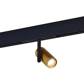 ST LUCE ST808.236.08 Магнитный трековый светильник Золотистый LED 1*8W 3000K 550Lm Ra>90 IP20 D42xH135 48VV