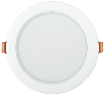 IEK LIGHTING PRO Светильник LED ДВО 1821 PRO белый круг 24Вт 4000K IP54