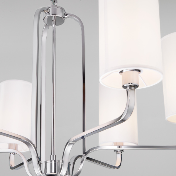 Eurosvet Классическая подвесная люстра 60128/6 хром a056931 Купить Eurosvet Классическая подвесная люстра 60128/6 хром a056931