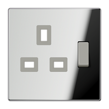 JUNG центральная плата для розетки, British standart BS2171GCRPL