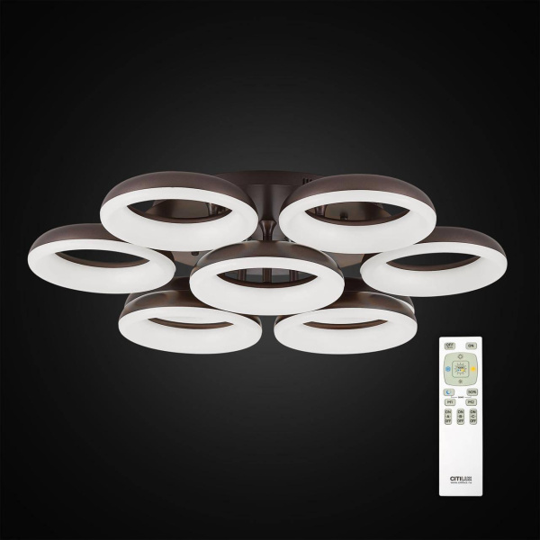 Купить Citilux CL225195R Паркер Кофе Светильник LED Люстра с пультом