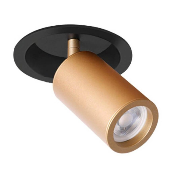 Favourite 2802-1C Angularis Cветильник врезной D80*H175, 1*GU10*35W, excluded