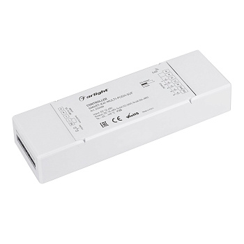Arlight Контроллер SMART-K41-MULTI-PUSH-SUF (12-48V, 5x6A, RGB-MIX, 2.4G) (IP20 Пластик, 5 лет) 032988