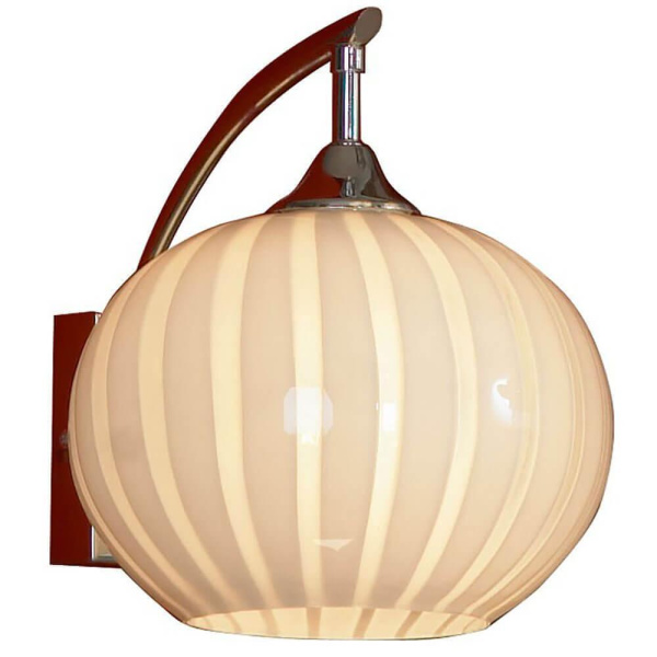 Lussole PROMO 2 Металл Хром /  Стекло Светильник настенный E27 10W GRLSF-7201-01