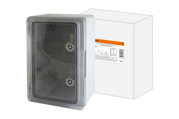 TDM Бокс пластиковый ЩМП-0-2, прозр., крышка ABS, IP65, -45 до +75 С, навесной, (350x250x150) SQ0933-0202
