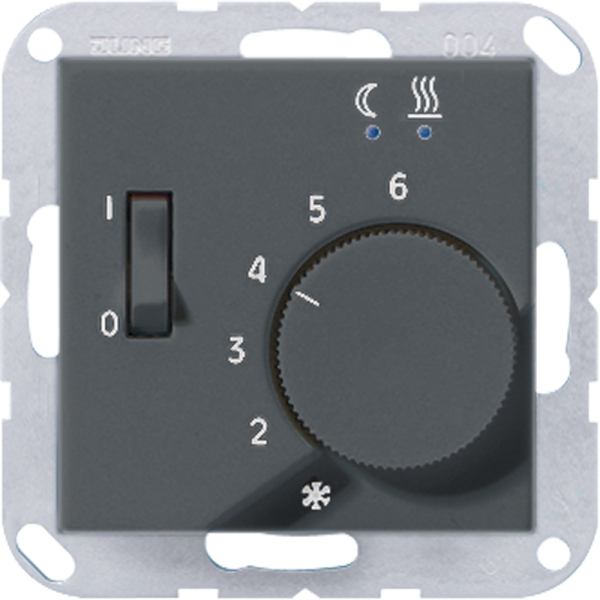 JUNG Матовый антрацит, регулятор подогрева пола FTRA231ANM