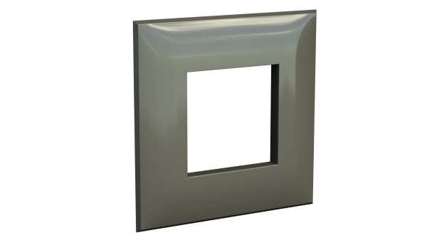 Купить DKC Рамка "Avanti", "Серый жемчуг", 1 пост (2 мод.)