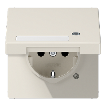 JUNG SCHUKO-розетка с крышкой, оранжевый LS1520NAKLKO