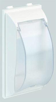 Simon Connect Белая Плата с крышкой для автомата формата DIN, Cima-модуль 33х52x108 мм SMN-9