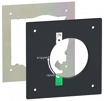 SE Compact NSX Рукоятка на дверь запираемая жёлто-красная с удлинённой осью МСС (NSX100/250) LV429341