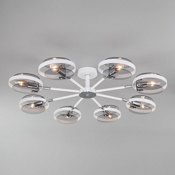 Eurosvet Потолочный светильник в стиле лофт 70121/8 белый a052339