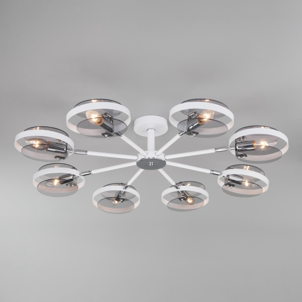 Eurosvet Потолочный светильник в стиле лофт 70121/8 белый a052339