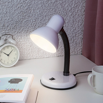 ЭРА N-120-E27-40W-W Белый Настольный светильник