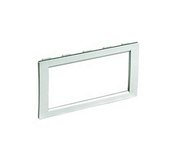 DKC Рамка универсальная на 4 модуля, цвет серый металлик