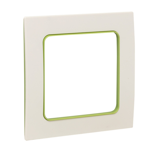 Купить EKF PROxima Стокгольм Белый Линия зеленая Рамка 1-ая