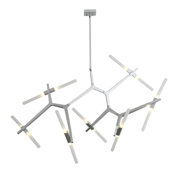 Купить ST LUCE SL947.102.14 Люстра потолочная  Серебристый/Белый G9 14*40W