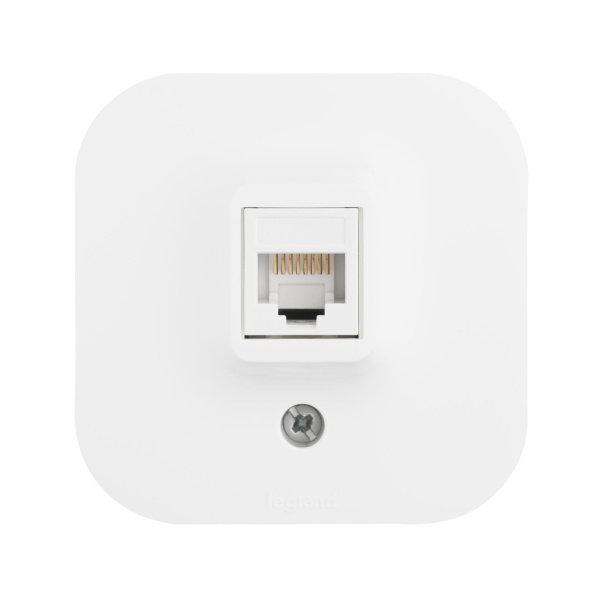 Купить Legrand Quteo Белый Розетка RJ45 категория 5е UTP 782224