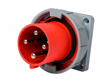 Dekraft Вилка для скрытой проводки 3Р+РЕ 63А 380В IP67 ВЩ-103