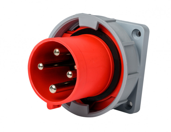 Dekraft Вилка для скрытой проводки 3Р+РЕ 125А 380В IP67 ВЩ-103