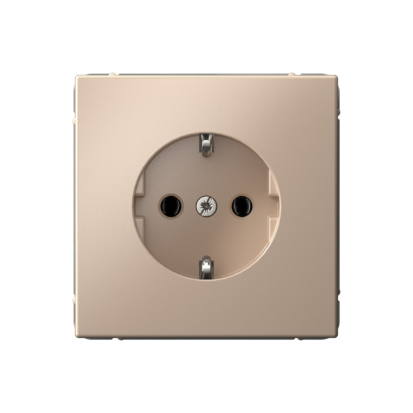 Systeme Electric ArtGallery Песочный Розетка с заземлением, 16А, механизм