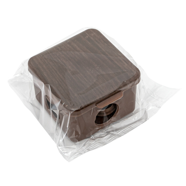 Купить EKF PROxima Коробка распаячная КМР-030-036 пылевлагозащитная, 4 мембранных ввода (65х65х50) тёмное дерево