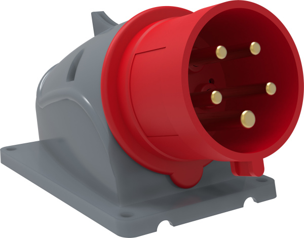 IEK Вилка стационарная ССИ-525 32А-6ч/200/346-240/415В 3Р+РЕ+N IP44 MAGNUM