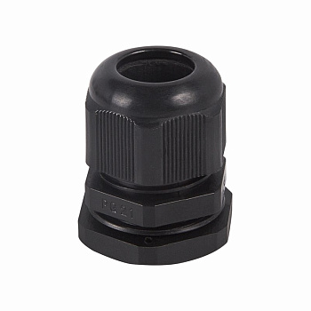 Кабельный ввод PG-21 (13-18 мм) черный Rexant 07-8021-1