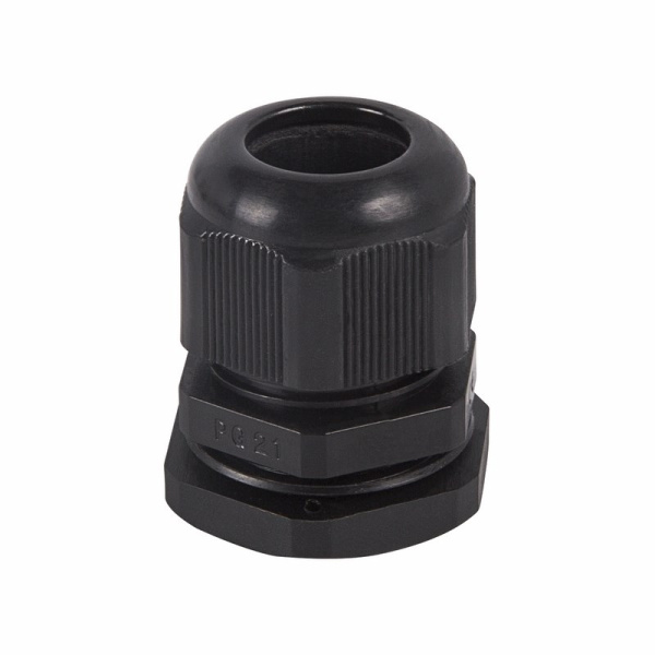 Кабельный ввод PG-21 (13-18 мм) черный Rexant 07-8021-1