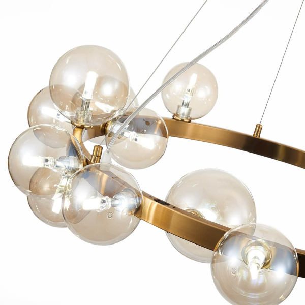 Купить ST Luce SL1165.303.15 Светильник подвесной Бронза/Коньячный G4 15*3W