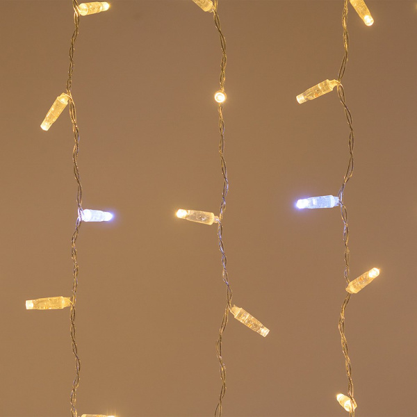 Купить Arlight Светодиодная гирлянда ARD-CURTAIN-CLASSIC-2000x3000-CLEAR-760LED-BLINK Warm-White (230V, 60W) (Ardecoled, IP65) 024869