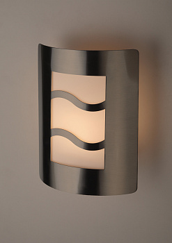 ЭРА WL21 Светильник Декоративная подсветка E27 MAX60W IP54 хром/белый Б0034620