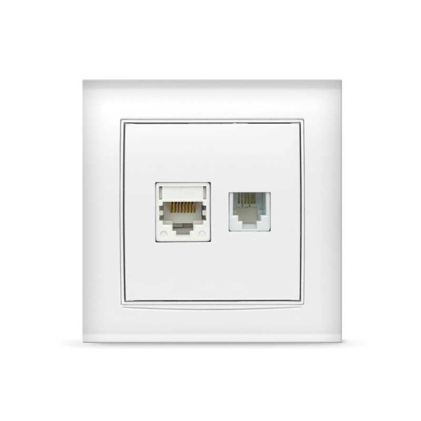 UNIVersal "Бриллиант" розетка Бел комп.+TF 7947618