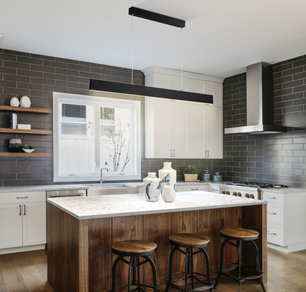 Купить Maytoni Technical Step Черный Подвесной светильник LED 30W 1750Лм P010PL-L30B