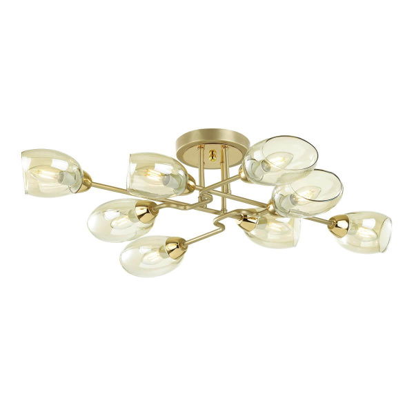 Lumion 4536/8C MODERNI LN21 178 золото, матовое золото Люстра потолочная E14 8*40W 220V LACIE