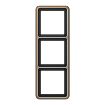 JUNG CD 500 Бронза Рамка 3-ая CD583GB