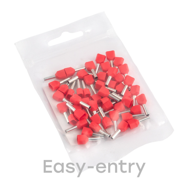 Купить EKF PROxima Наконечник штыревой втулочный изолированный НШвИ(2) 1,0-8 (50шт.)