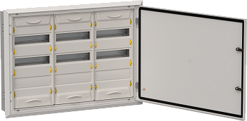 TITAN 5 Корпус мет. ЩРв-108 (3х36) 630х885х130 IP31 сер IEK