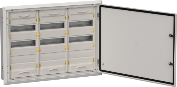 TITAN 5 Корпус мет. ЩРв-108 (3х36) 630х885х130 IP31 сер IEK